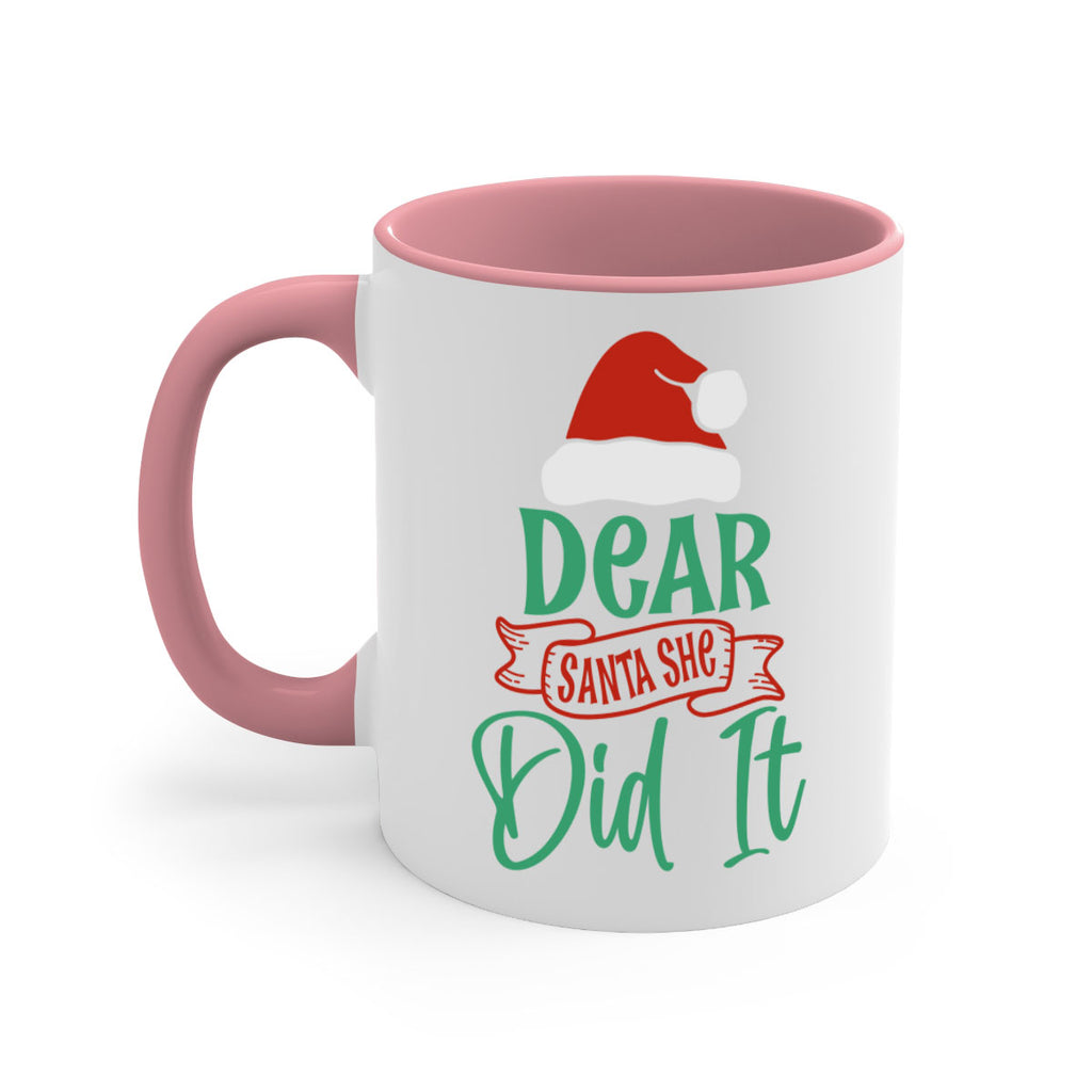 dear santa she did it style 177#- christmas-Mug / Coffee Cup