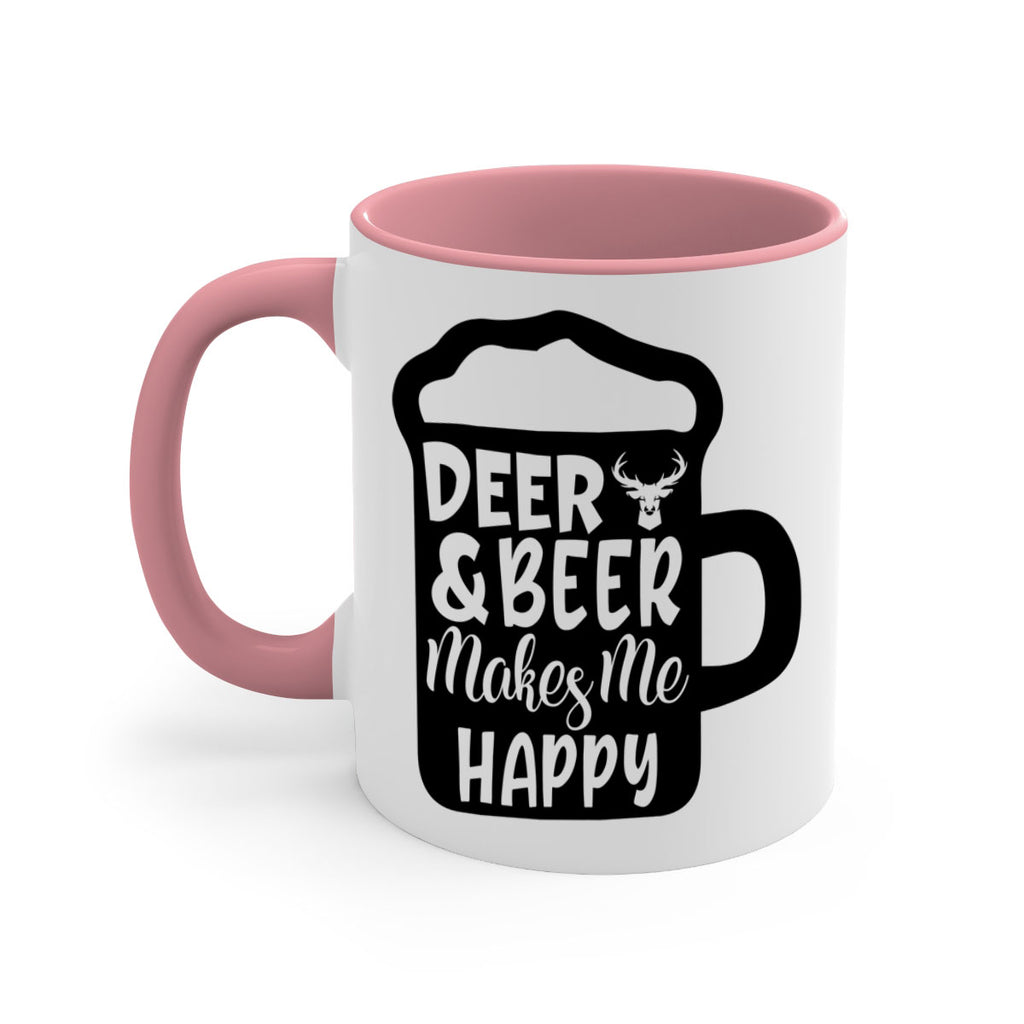 deer and beer makes me happy 17#- hunting-Mug / Coffee Cup