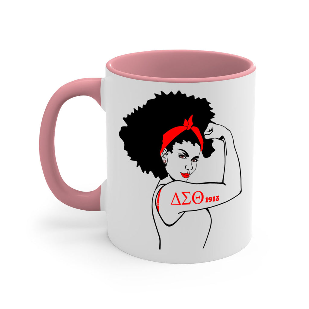 delta sigma theta 6#- black words - phrases-Mug / Coffee Cup