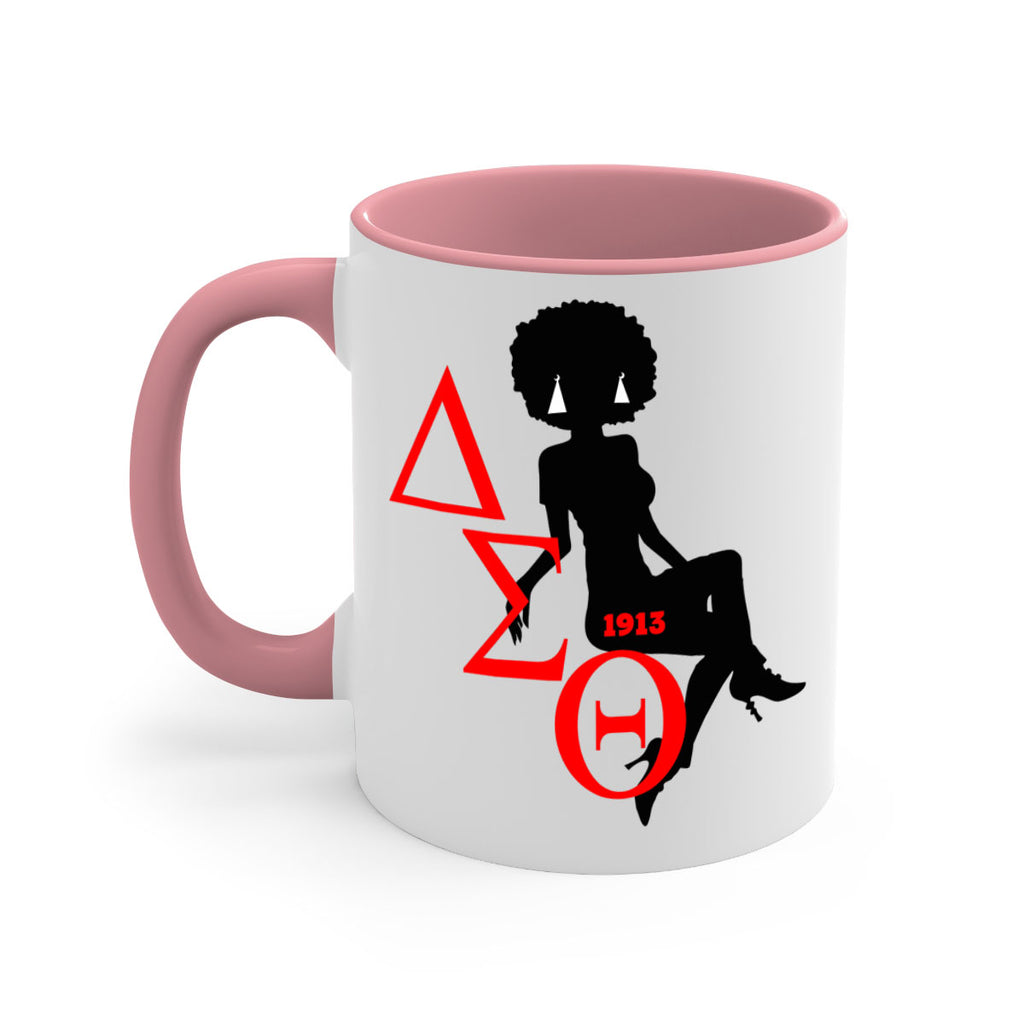 delta sigma theta 7#- black words - phrases-Mug / Coffee Cup