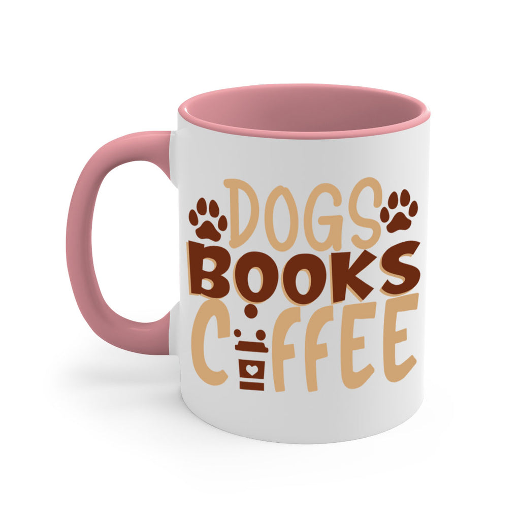 dogs books coffee 214#- coffee-Mug / Coffee Cup