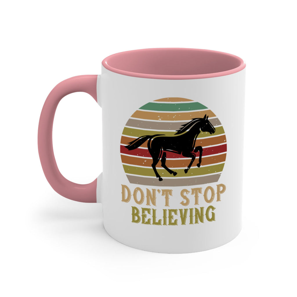 don’t stop believing Style 8#- horse-Mug / Coffee Cup