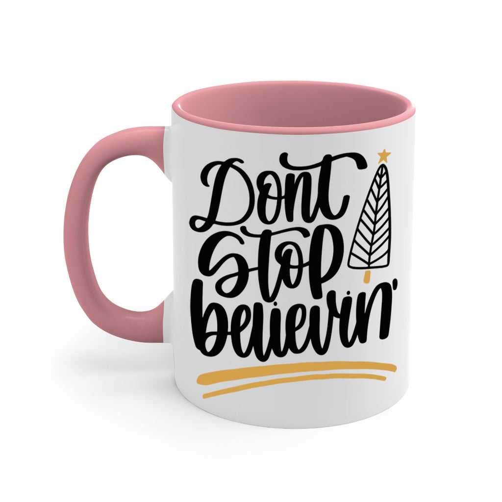 dont stop believin gold 158#- christmas-Mug / Coffee Cup