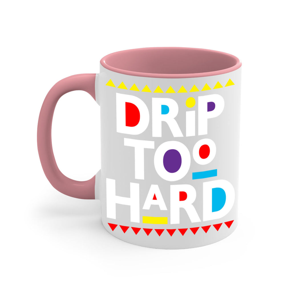 drip too hard 163#- black words - phrases-Mug / Coffee Cup