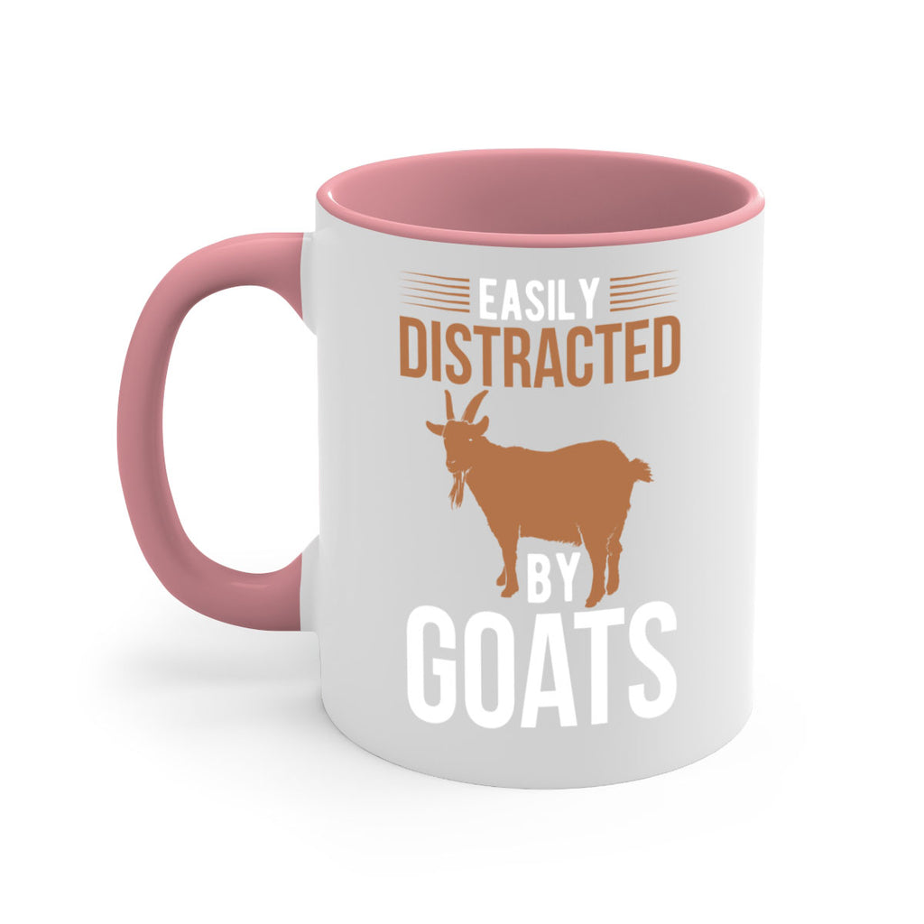 easily distracted by goats Style 5#- goat-Mug / Coffee Cup