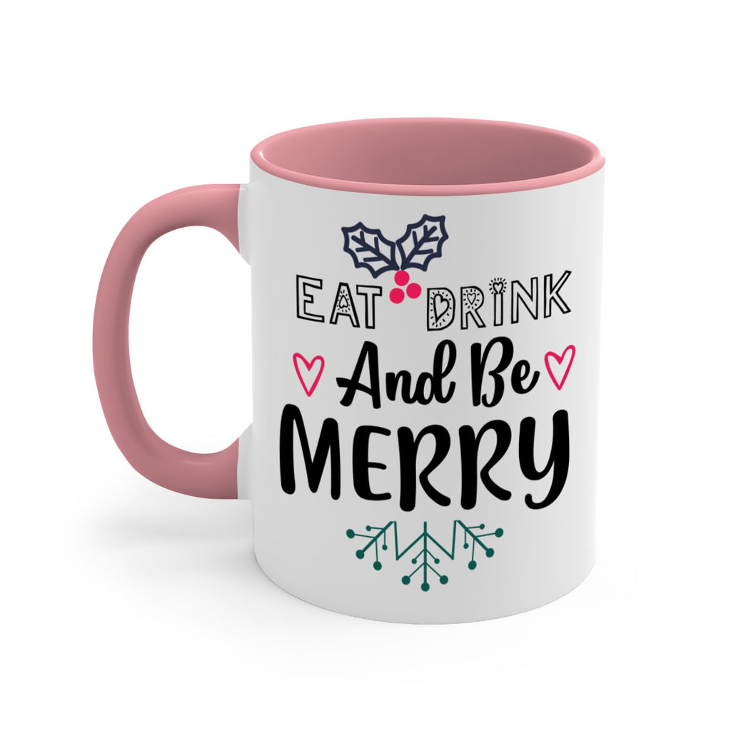 eat drink and be merry style 190#- christmas-Mug / Coffee Cup