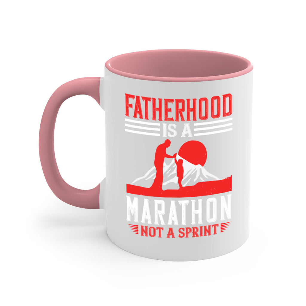 fatherhood is a marathon not a sprint 261#- fathers day-Mug / Coffee Cup