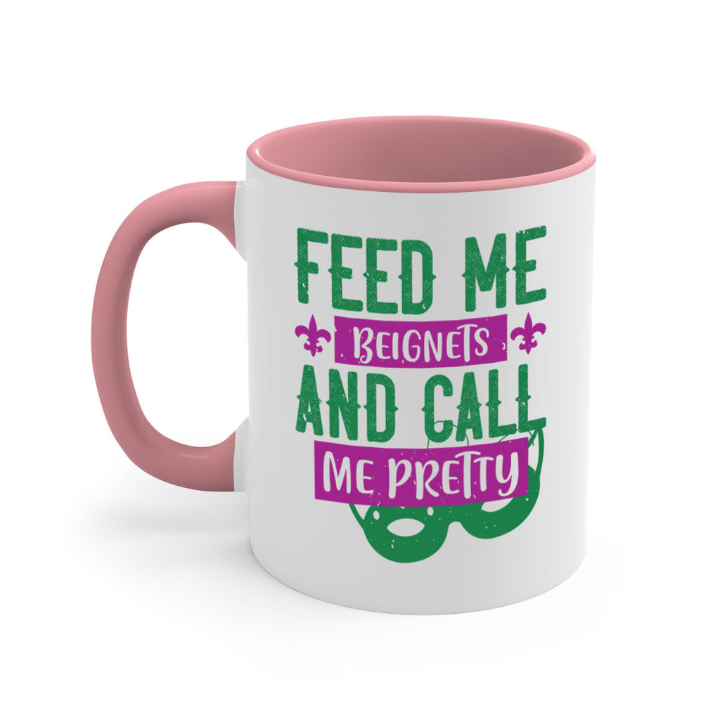 feed me beignets and call me pretty 71#- mardi gras-Mug / Coffee Cup