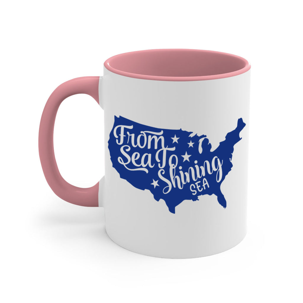 from sea to shining sea Style 52#- 4th Of July-Mug / Coffee Cup