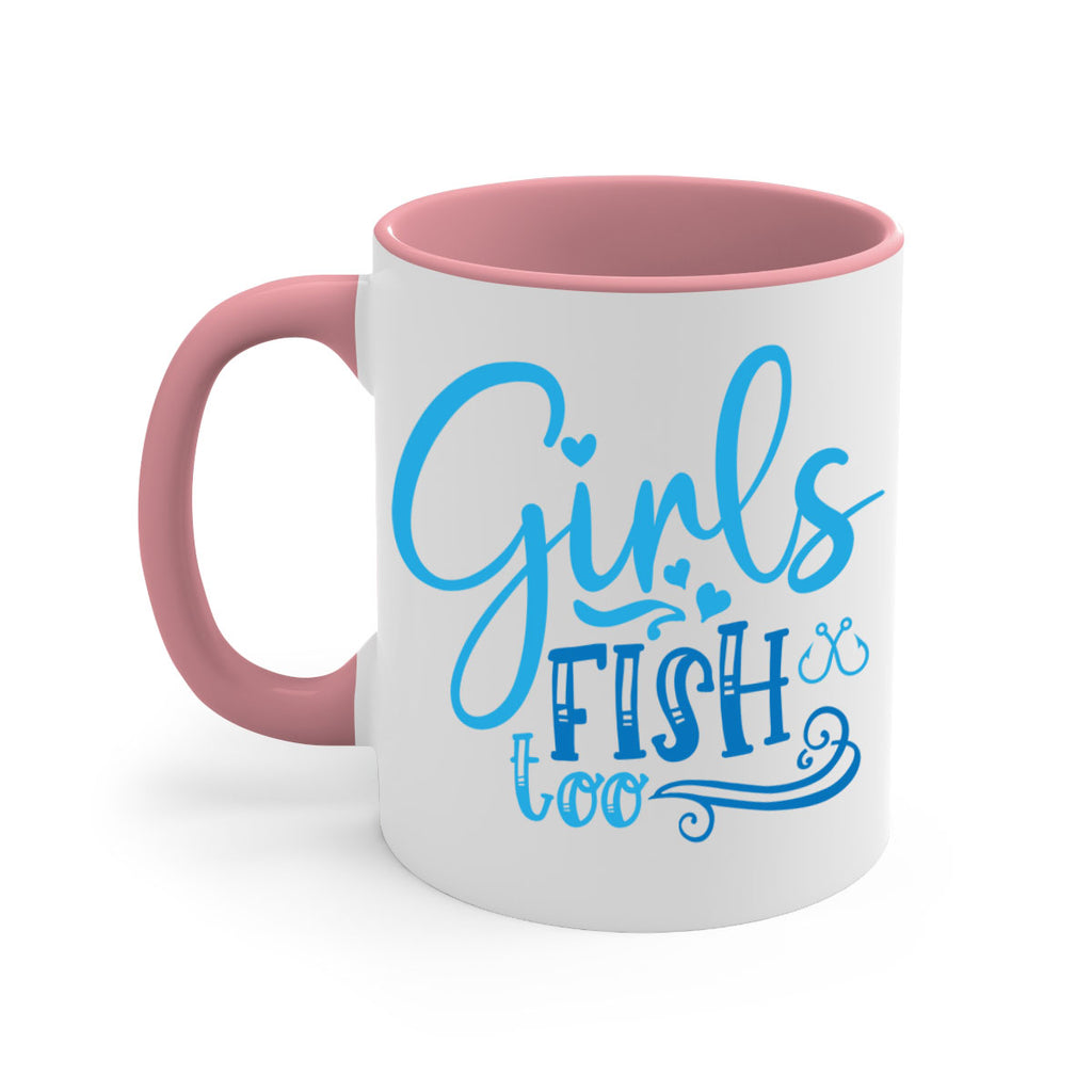 girls fish too 221#- fishing-Mug / Coffee Cup