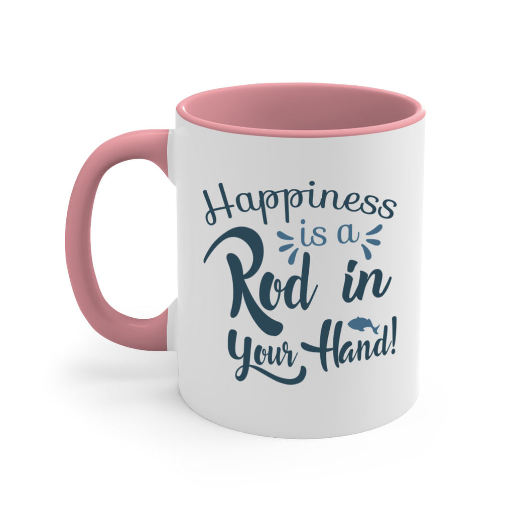 happiness is a rod 123#- fishing-Mug / Coffee Cup