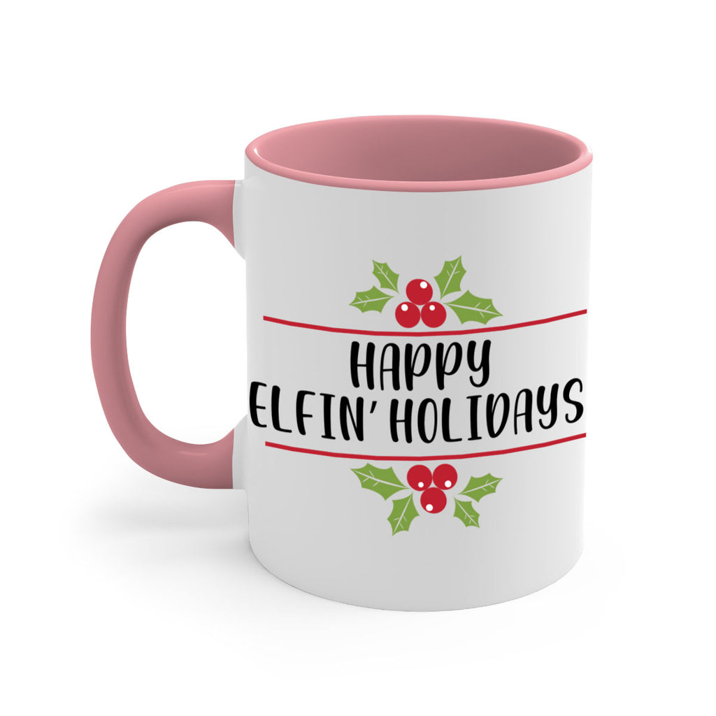 happy elfin holidays style 250#- christmas-Mug / Coffee Cup