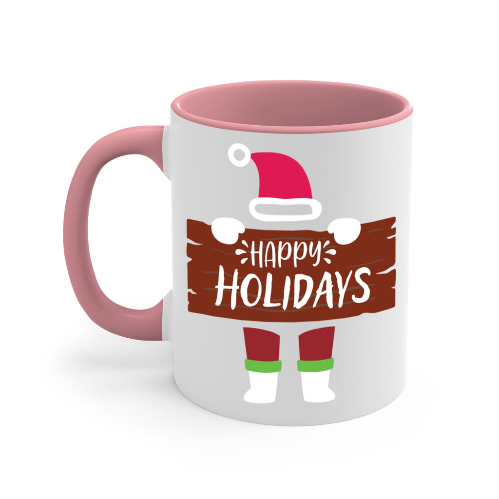 happy holidays style 255#- christmas-Mug / Coffee Cup