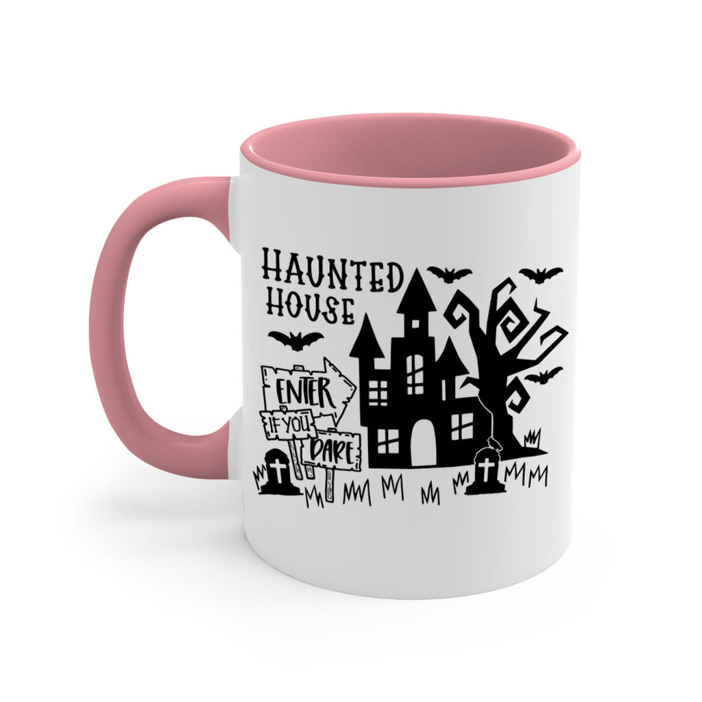 haunted house enter if you dare 60#- halloween-Mug / Coffee Cup