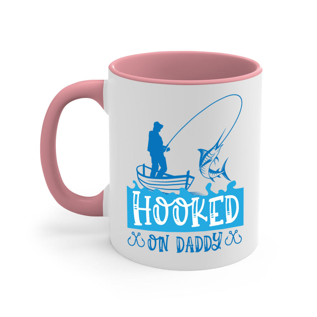 hooked on daddy 218#- fishing-Mug / Coffee Cup