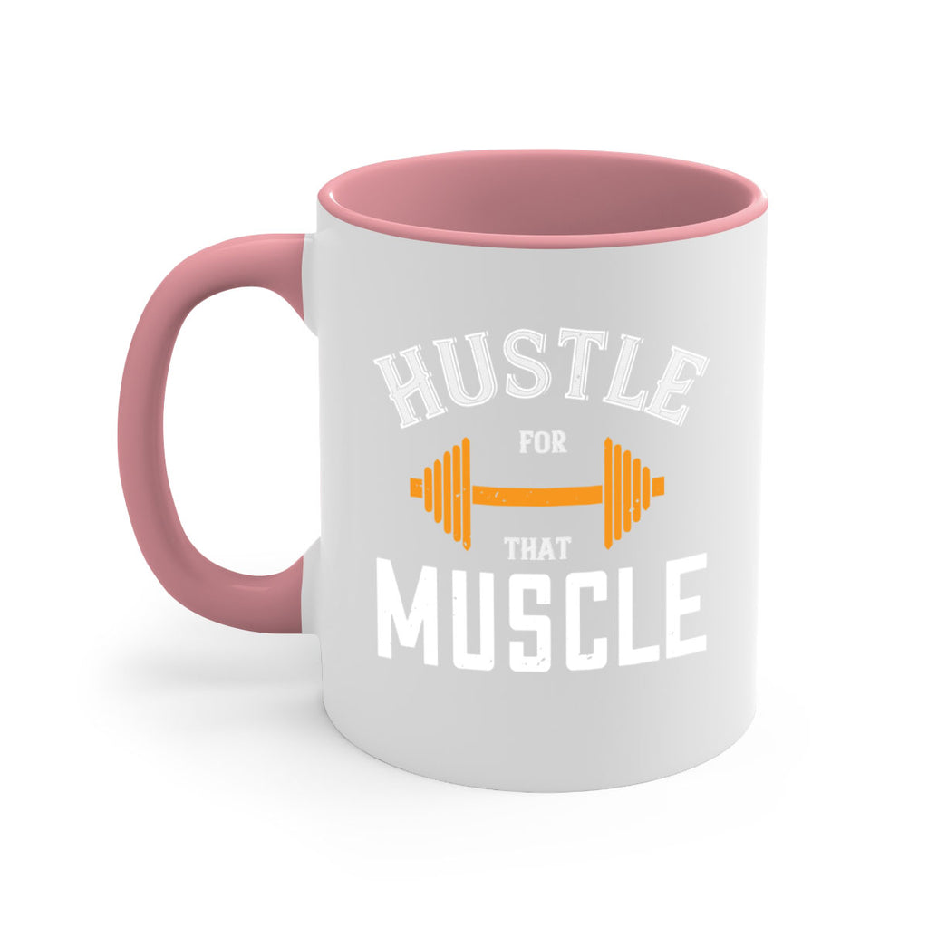 hustel for that muscle 92#- gym-Mug / Coffee Cup