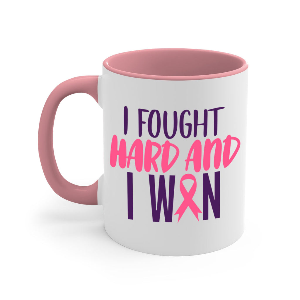 i fought hard and i won Style 10#- breast cancer-Mug / Coffee Cup