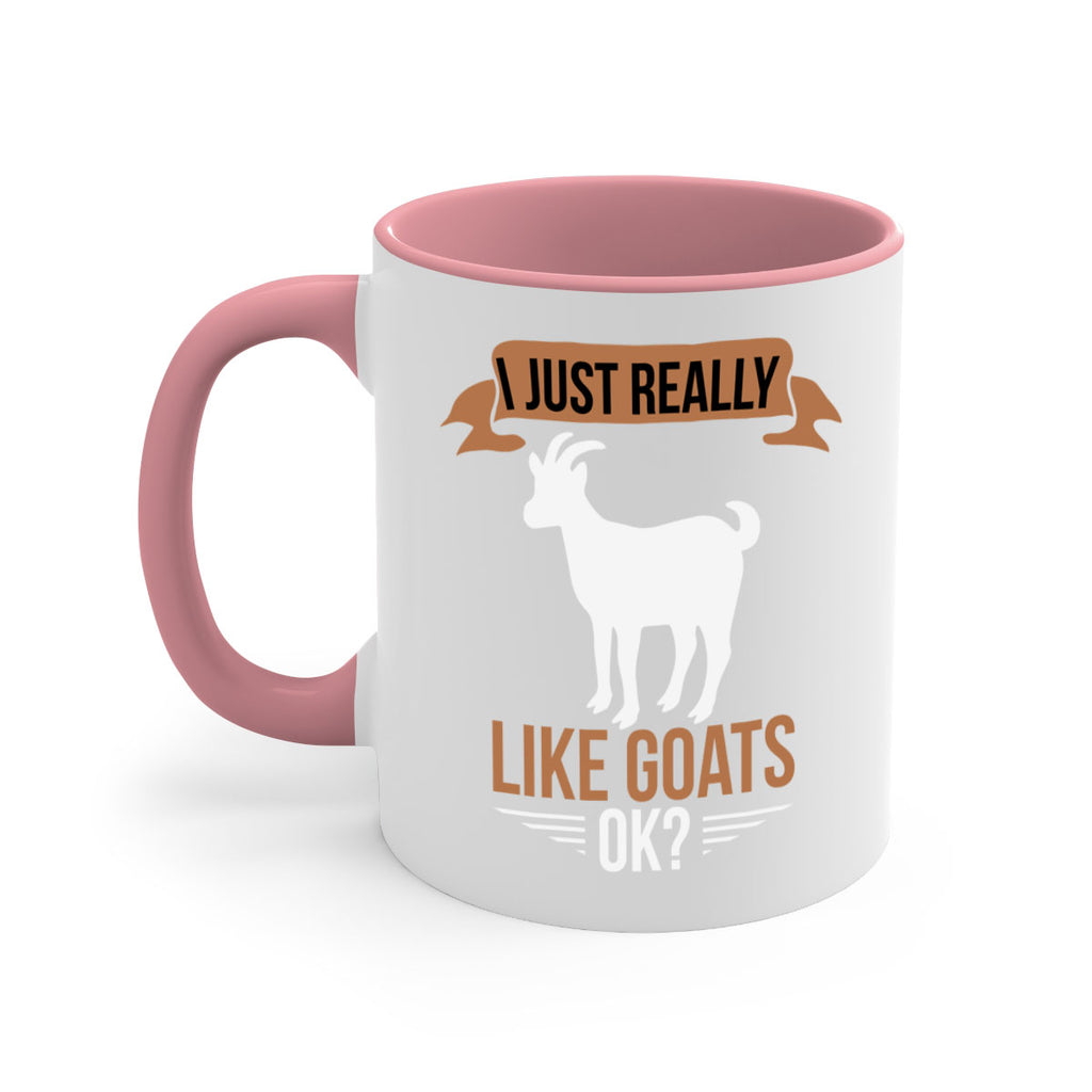 i just really like goats ok Style 3#- goat-Mug / Coffee Cup