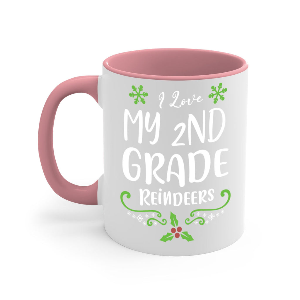 i love my nd grade reindeers style 335#- christmas-Mug / Coffee Cup