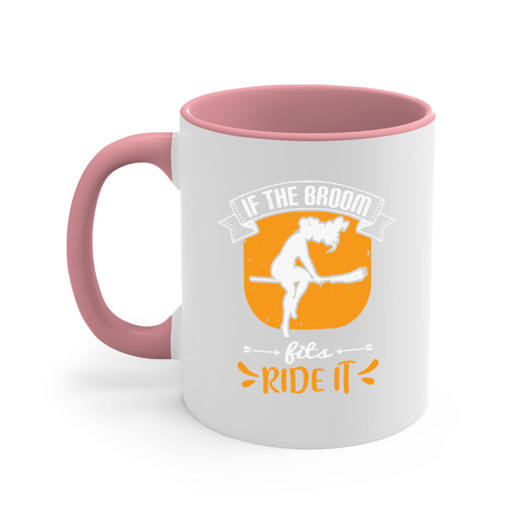 if the broom fits ride it 146#- halloween-Mug / Coffee Cup