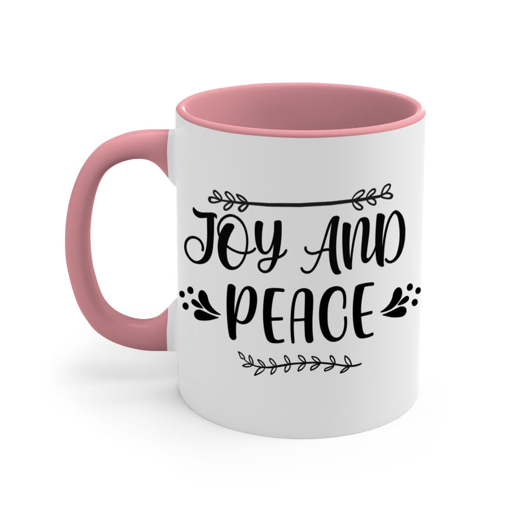 joy and peace style 406#- christmas-Mug / Coffee Cup