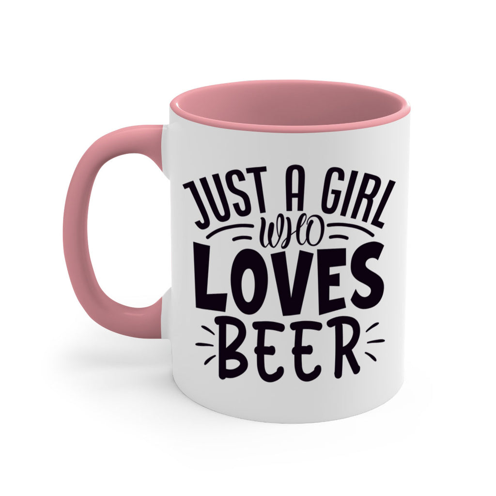 just a girl who loves beer 125#- beer-Mug / Coffee Cup