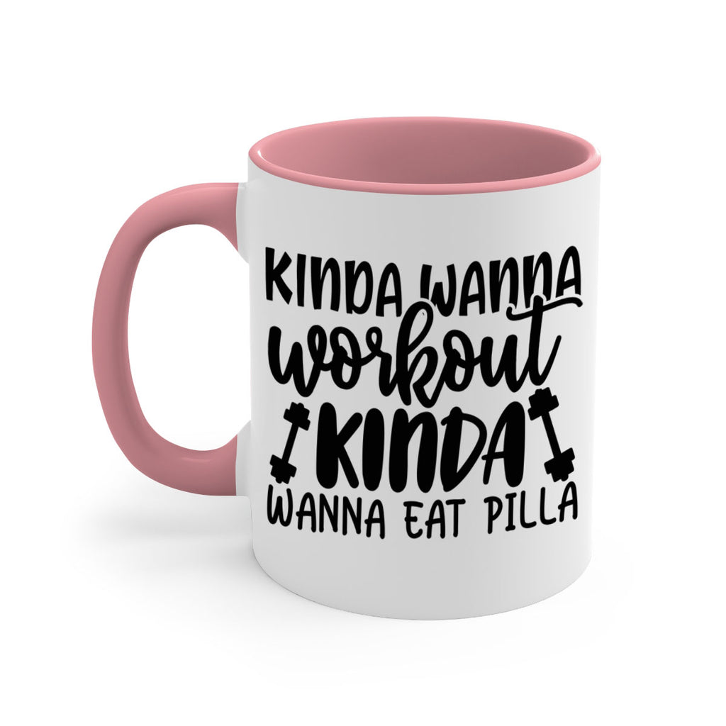 kinda wanna workout kinda wanna eat pilla 37#- gym-Mug / Coffee Cup