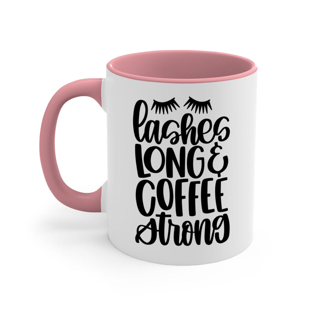 lashes long coffee strong 81#- coffee-Mug / Coffee Cup