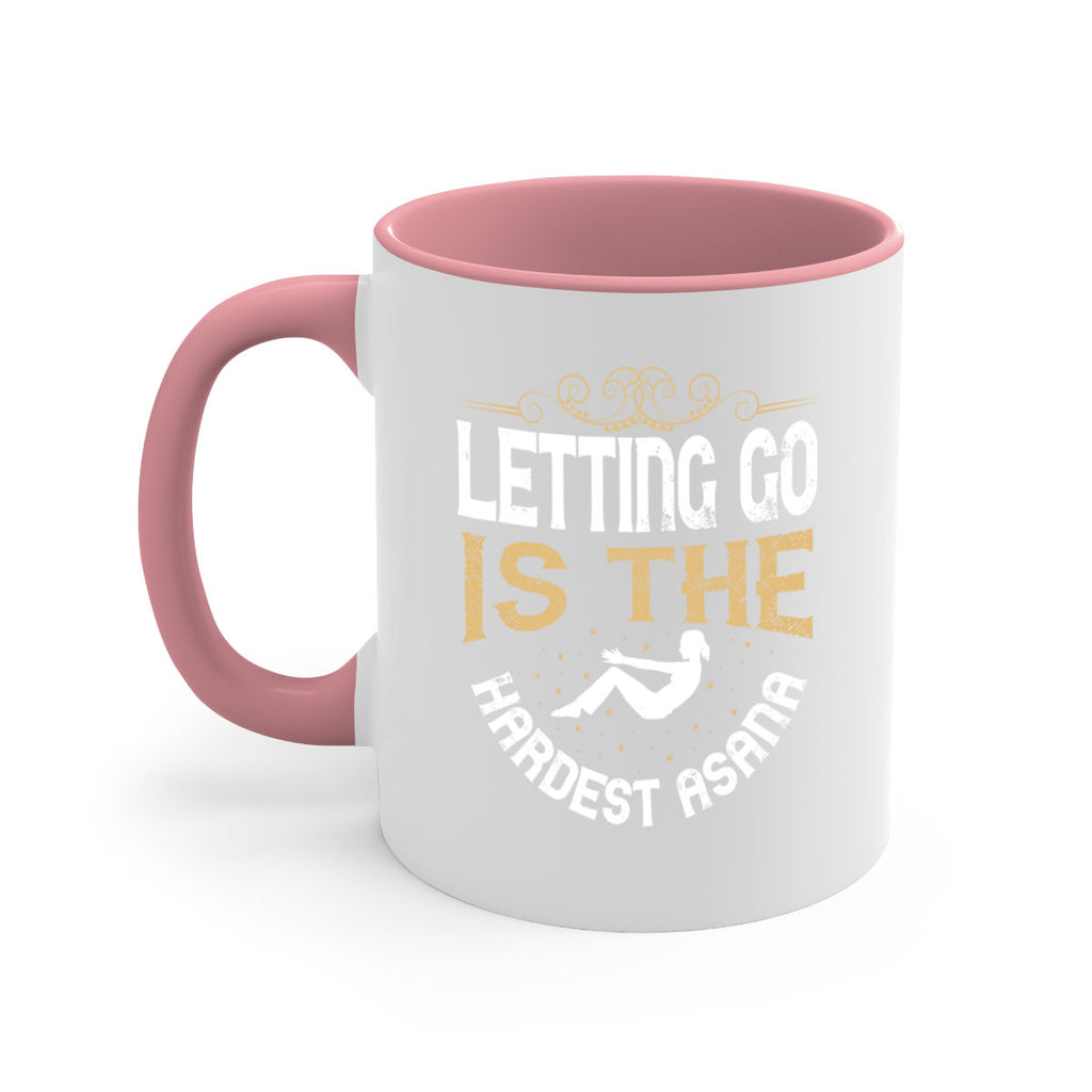 letting go is the hardest asana 76#- yoga-Mug / Coffee Cup