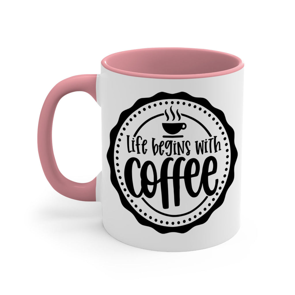 life begins with coffee 76#- coffee-Mug / Coffee Cup
