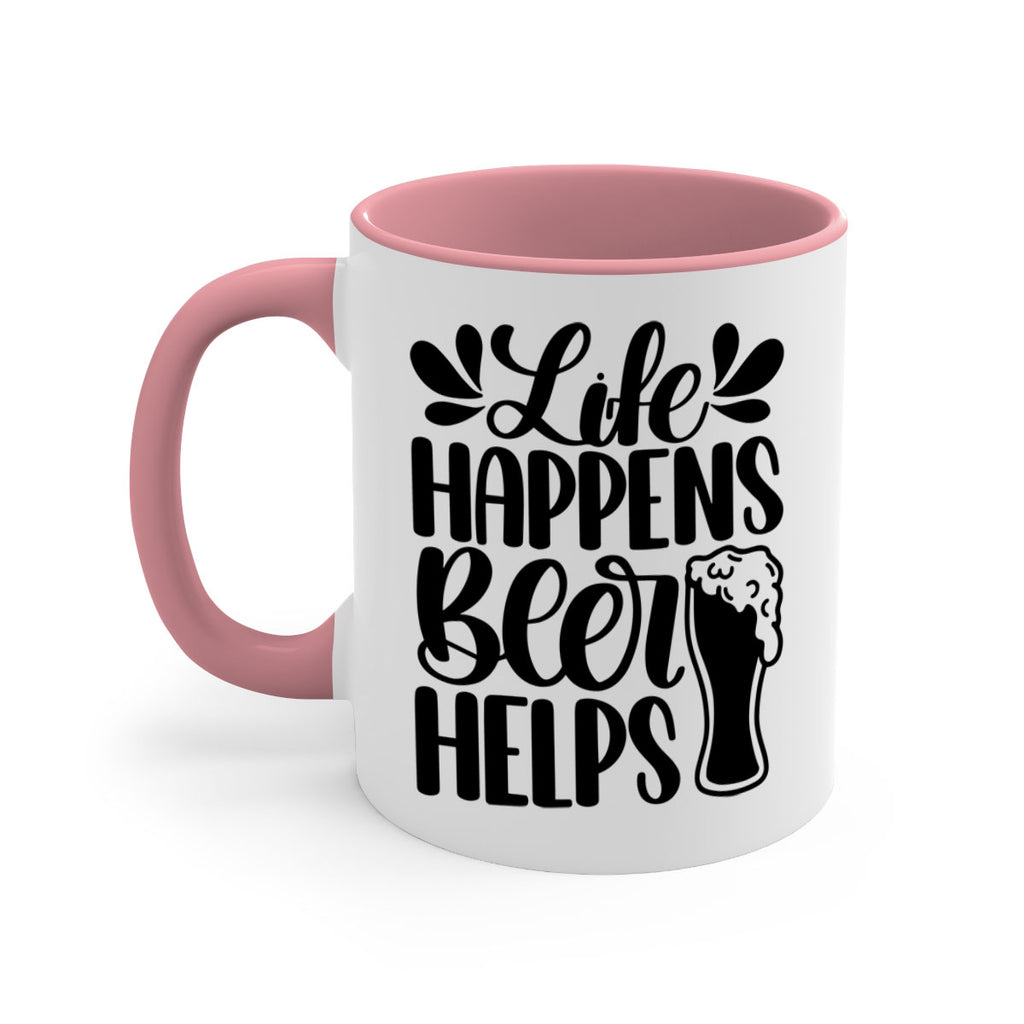 life happens beer helps 28#- beer-Mug / Coffee Cup