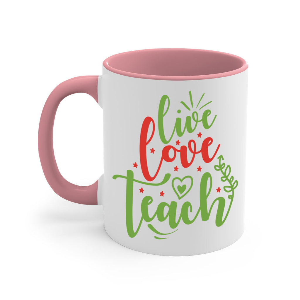 live love teachh 229#- christmas-Mug / Coffee Cup