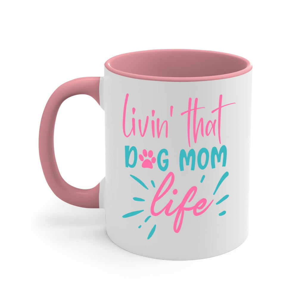 livin that dog mom life 253#- mom-Mug / Coffee Cup