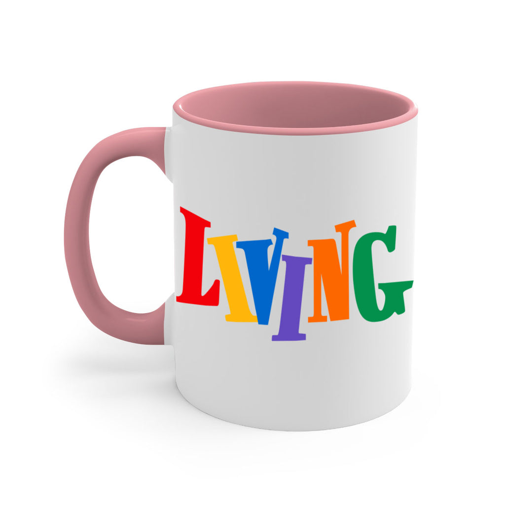 living  99#- black words - phrases-Mug / Coffee Cup