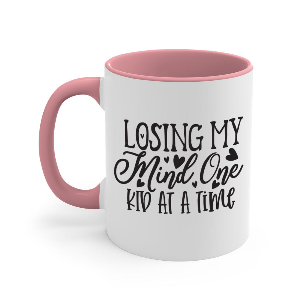 losing my mind one kid at a time 386#- mom-Mug / Coffee Cup