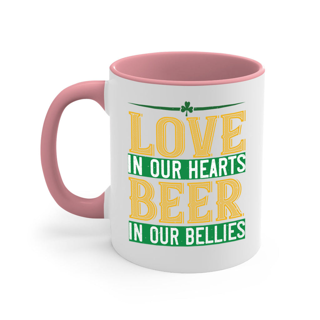 love in our hearts beer in our bellies Style 120#- St Patricks Day-Mug / Coffee Cup