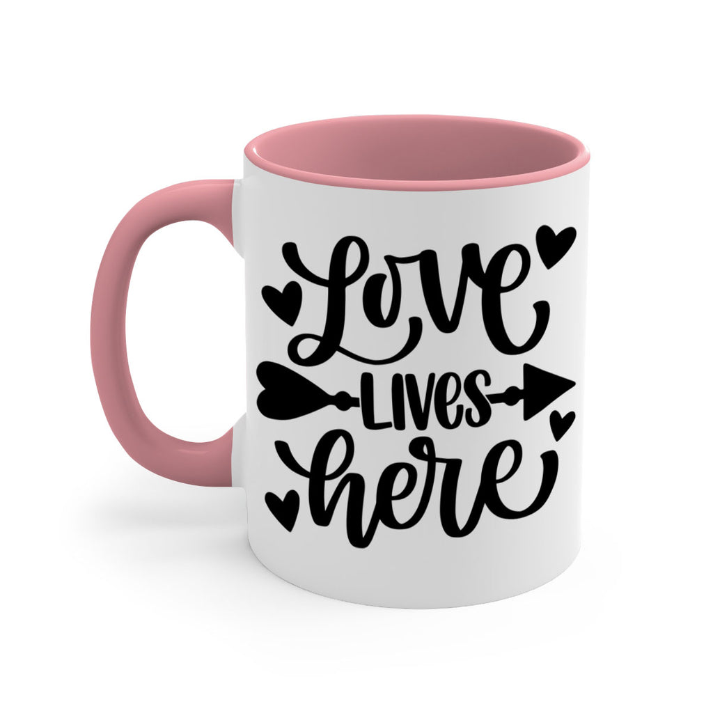 love lives here 7#- home-Mug / Coffee Cup