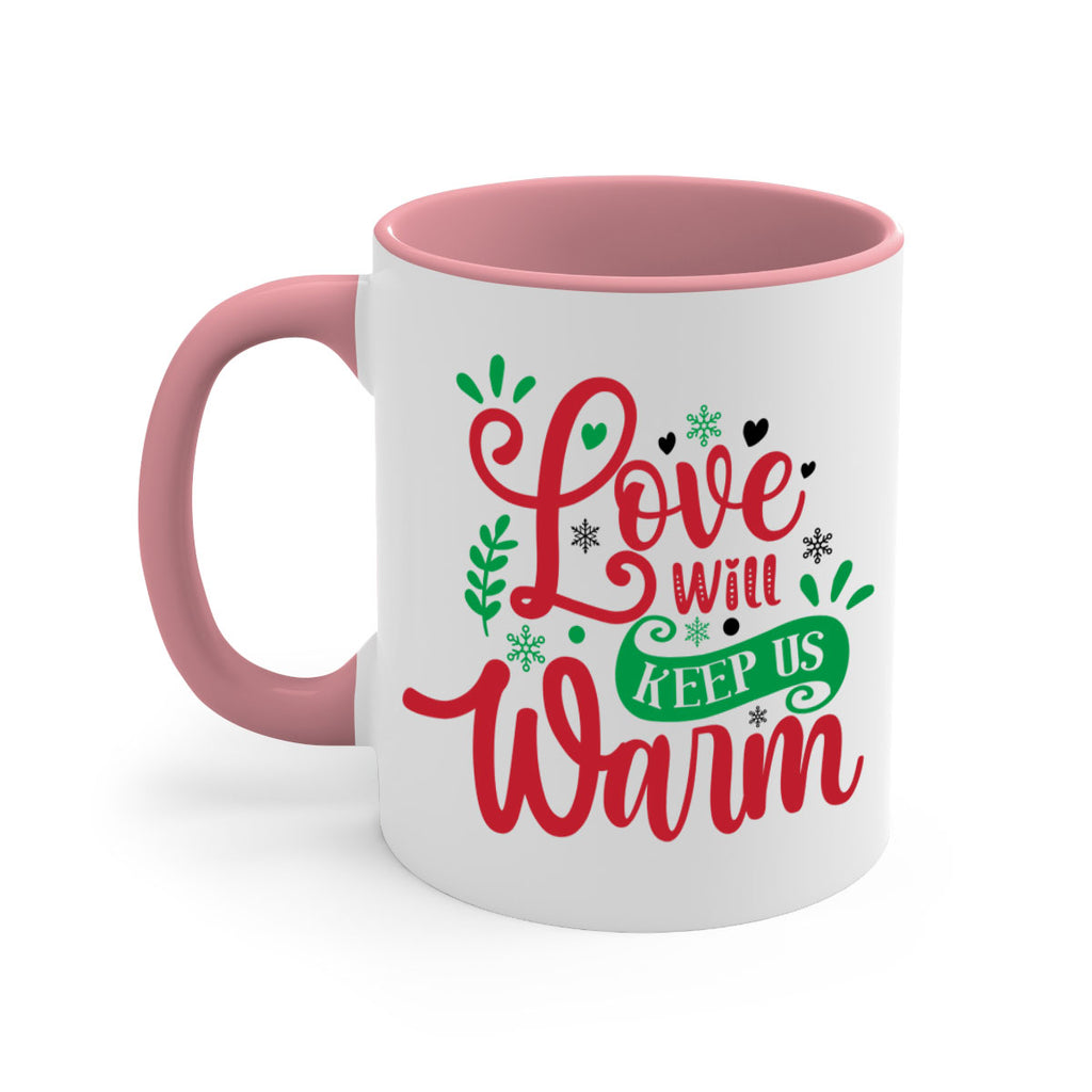 love will keep us warm style 445#- christmas-Mug / Coffee Cup