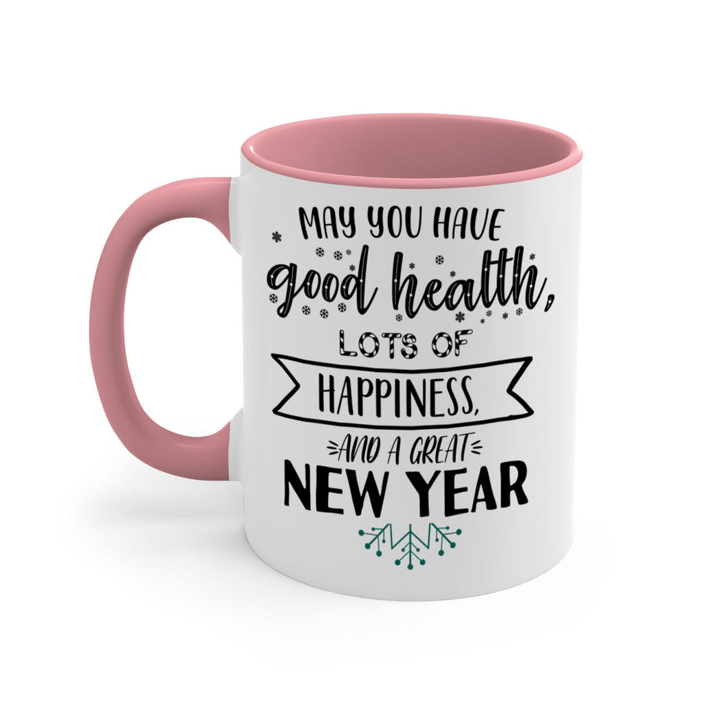 may you have good health, lots of happiness, and a great new year style 458#- christmas-Mug / Coffee Cup