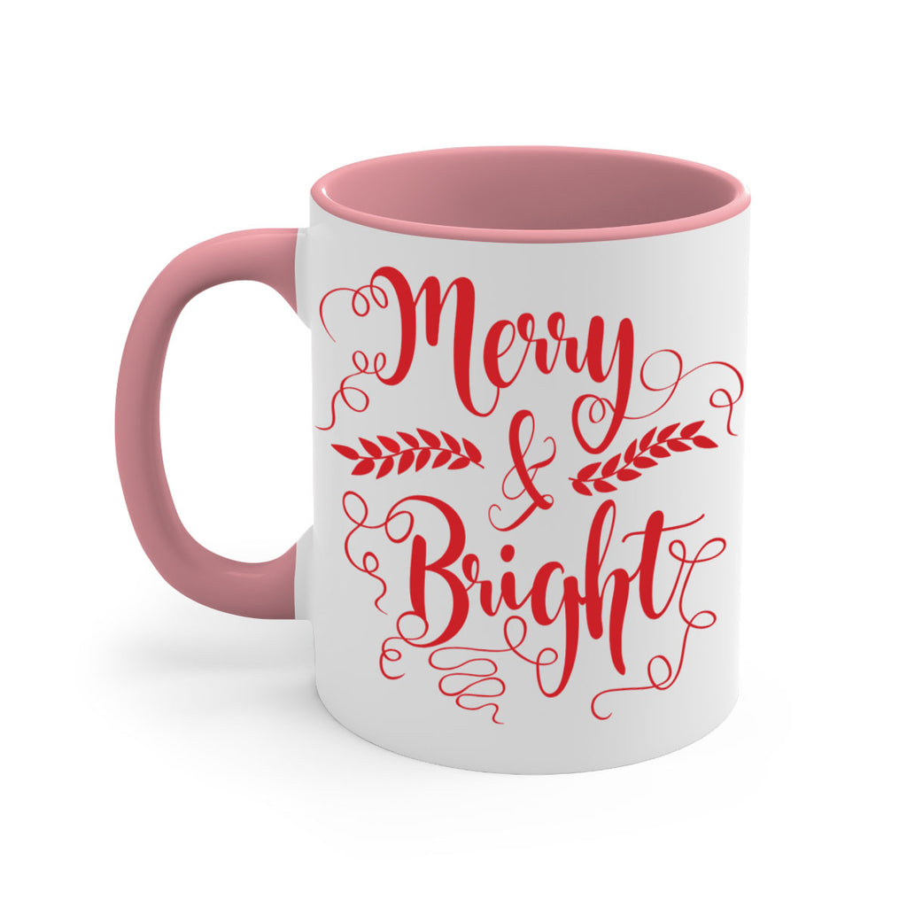 merry & bright style 468#- christmas-Mug / Coffee Cup