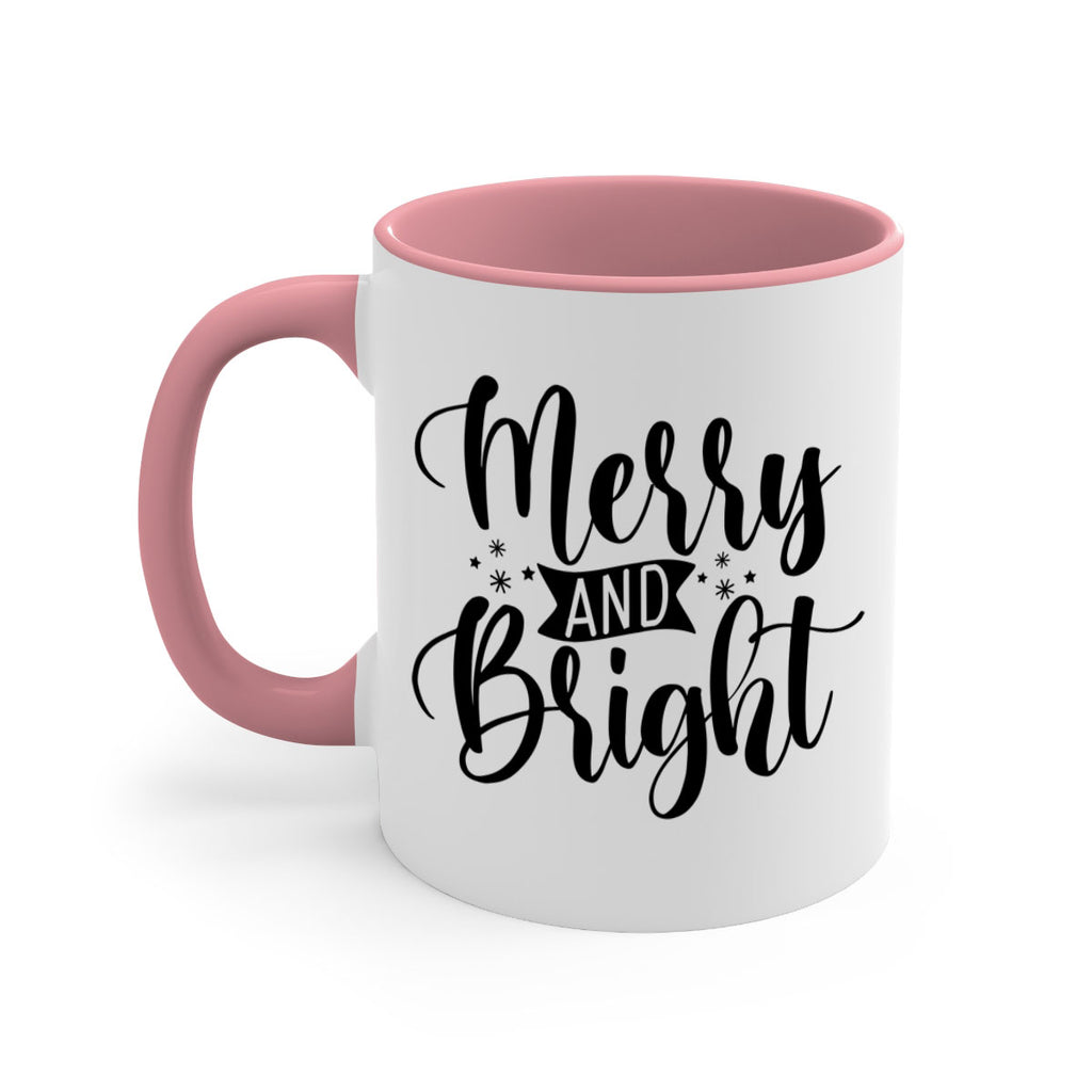 merry and bright style 470#- christmas-Mug / Coffee Cup