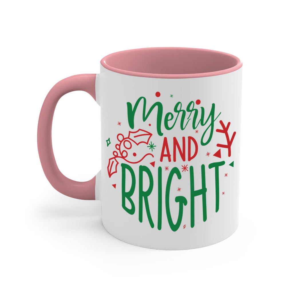 merry and bright style 471#- christmas-Mug / Coffee Cup