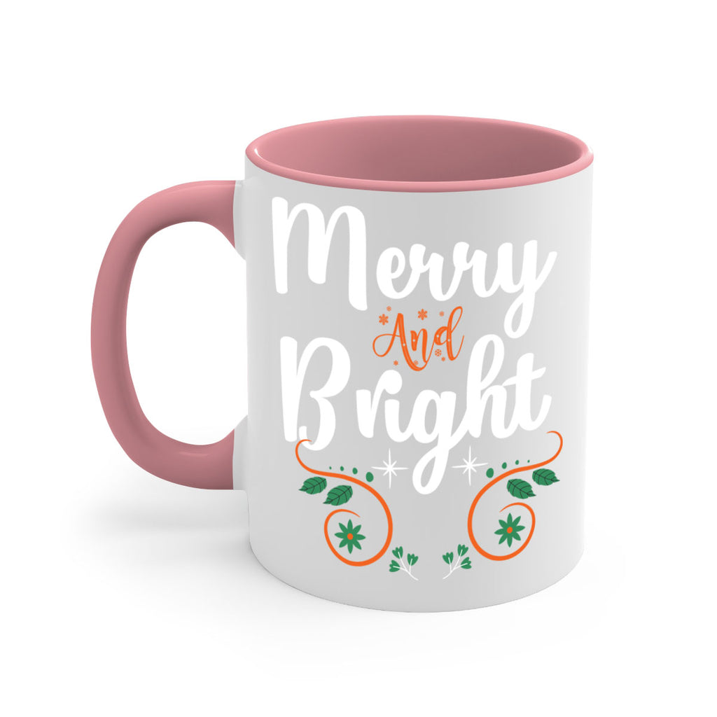 merry and bright style 473#- christmas-Mug / Coffee Cup