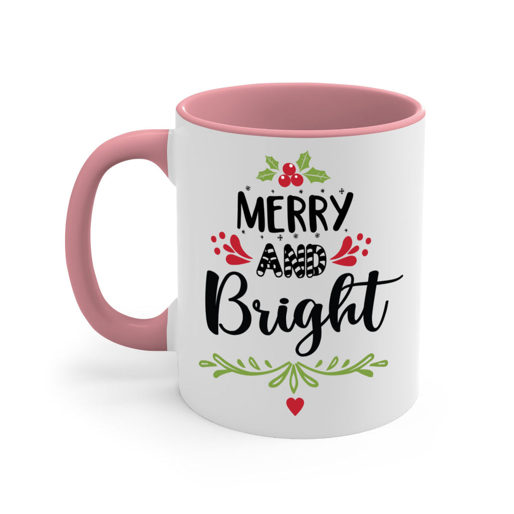 merry and bright style 474#- christmas-Mug / Coffee Cup