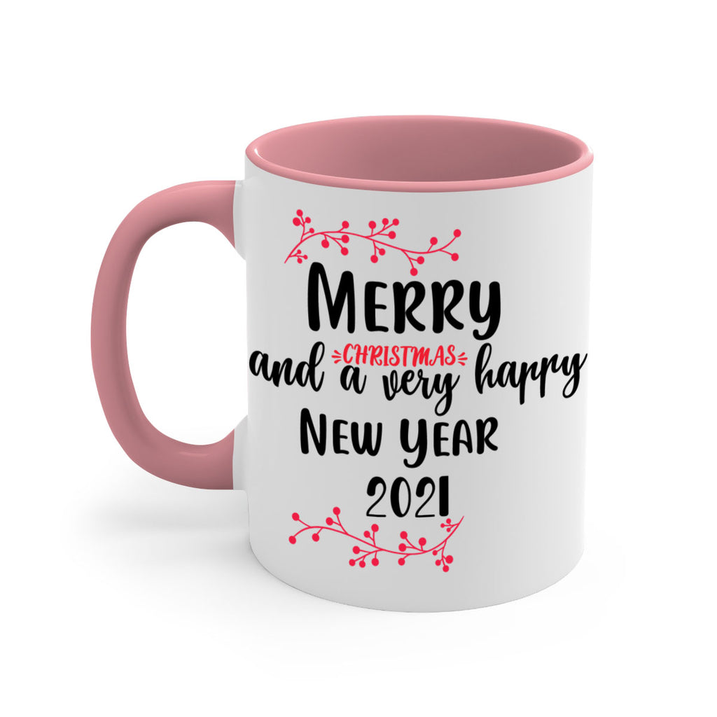 merry christmas and a very happy new year . style 489#- christmas-Mug / Coffee Cup