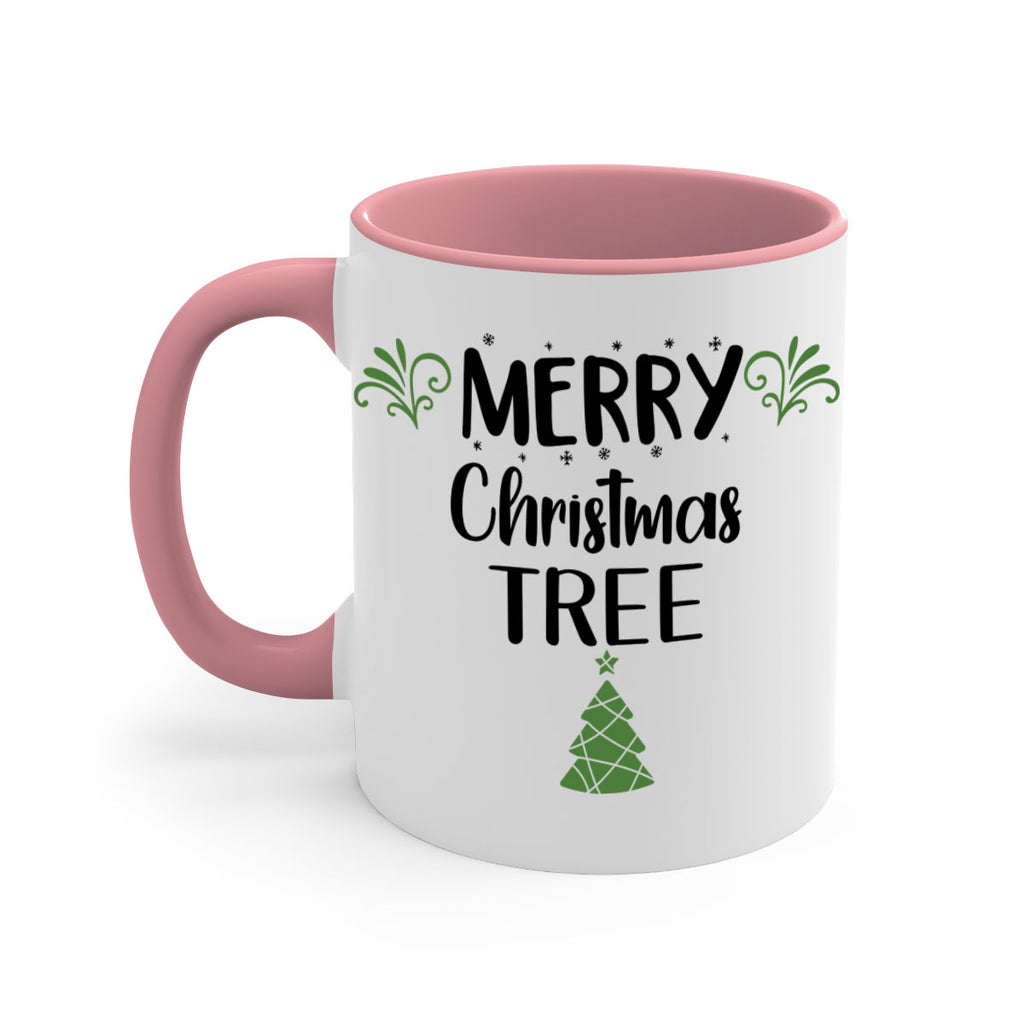 merry christmas tree style 504#- christmas-Mug / Coffee Cup