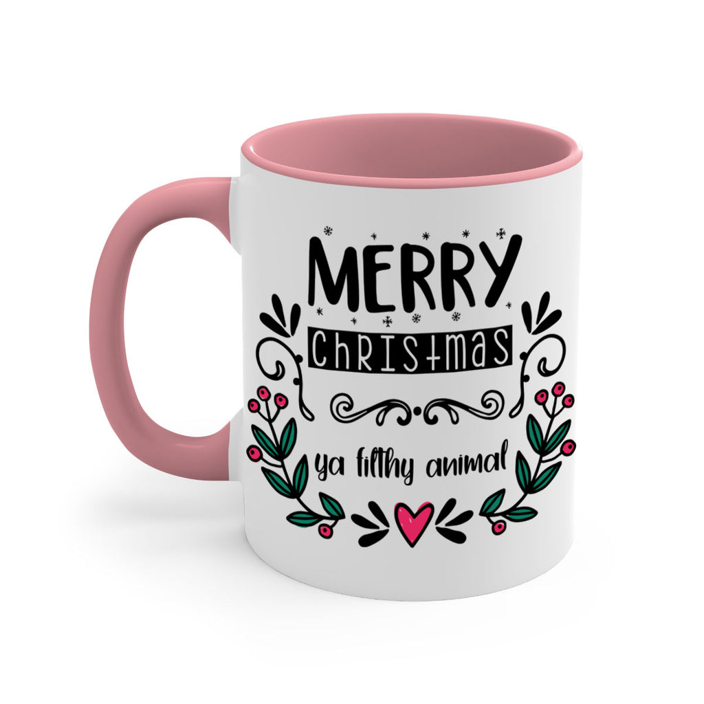 merry christmas ya filthy animal style 505#- christmas-Mug / Coffee Cup