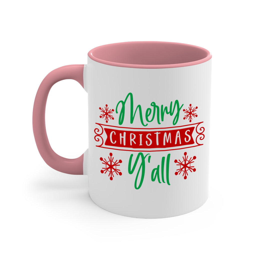 merry christmas yall style 507#- christmas-Mug / Coffee Cup