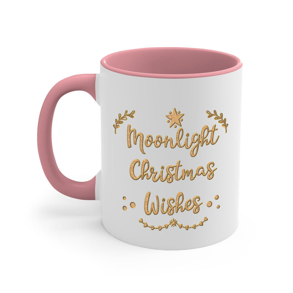 moonlight christmas wishes gold 457#- christmas-Mug / Coffee Cup