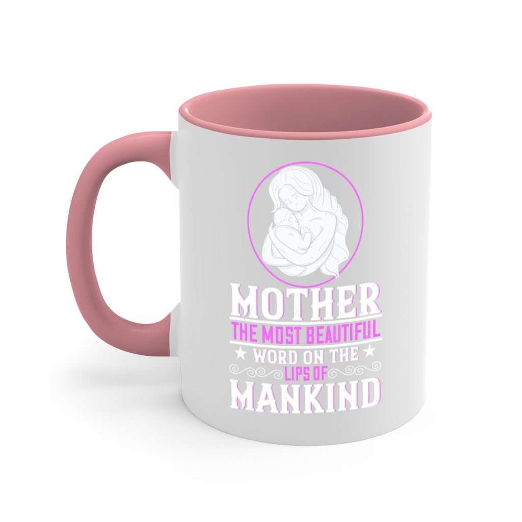 mother the most beautiful word on the lips of mankind 102#- mom-Mug / Coffee Cup